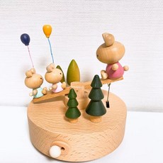 原木音樂盒蹺蹺板, 蹺蹺板