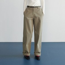 MICHIKOLONDON 女款柔軟斜紋奇諾褲