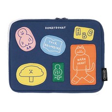 ROMANE DONATDONAT拼貼風平板收納包, 混色