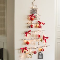 BDS 裝飾聖誕樹壁燈, 紅色