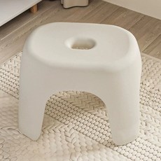 PEONIST 鞋櫃矮凳 浴室椅, 白色