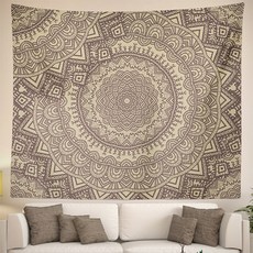 空氣感曼陀羅圖案掛布, I