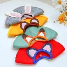 Trendy Cube寵物耳套圍巾圍兜 4件組 小, 混色, 1套