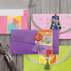From&To 傳統刺繡福袋零用錢信封4件組, FB216 218-56, 1套