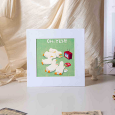 Silver Zero 泡棉板相框, 白色, 10個