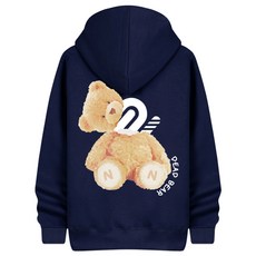 Nespa 男士剪頭徽標連帽拉鍊 SHD_0028