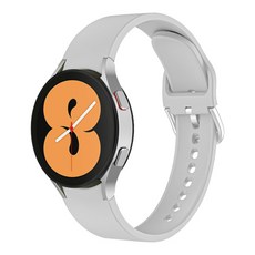 날개형 실리콘 버클 스포츠 스트랩 시계줄 밴드 40 / 44mm HG-135, 그레이