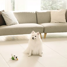 Plidas 狗狗Together防滑舒適地墊, 白沙色, 1個