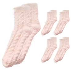 로이홈 보들이 기모 융 수면양말 5켤레
