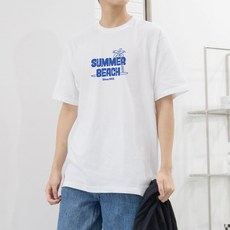 프린트스타 남성용 썸머 비치 17수 반소매 티셔츠 TSST_04