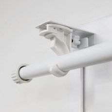 Kamdanam 免鑽孔窗簾桿支架組 9 x 7 cm, 3個, 白色