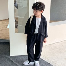 pinkb 男童標準西裝套組