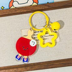 엘쏘 동호회 탁구공 방울 키링 FREE