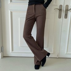 Planday 女款 Pondi 燈芯絨彈性厚刷毛靴型褲 中長款