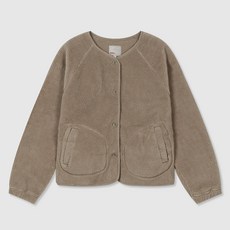 SPAO 素色毛絨鈕扣長袖外套