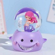 Rima117桌上裝飾水晶球 人魚, 淺紫色