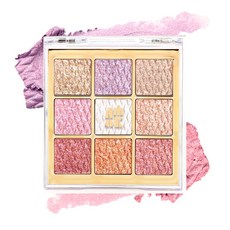 Amok Soft Clay Beam 9宮格眼影盤, Twinkle Pastel, 1入