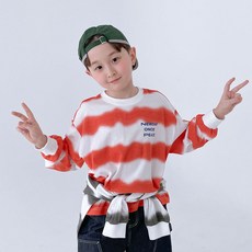 BerryCloset 男童夏季彩繪條紋T恤