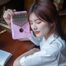 Acoustic拇指琴 17音 粉紅兔子