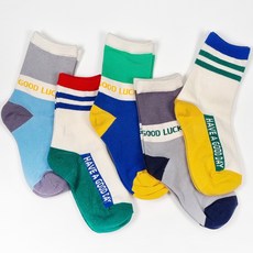 幼童 Dear Socks Lier 中筒襪 5雙組