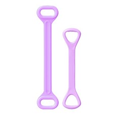 쿼르디 요가 스트레칭 튜빙밴드 2종 세트, 라이트퍼플, 1개