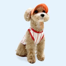 그루밍독 반려동물 루키 덩크 쿨 농구 나시, 레드, 1개