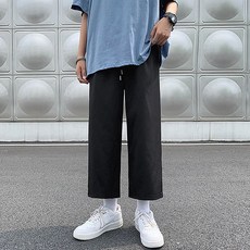 블랙101 남성용 로그 베이직 와이드 캐주얼 팬츠 FC-2321871