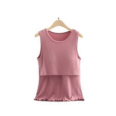 베이직 프릴 임산부 민소매 런닝