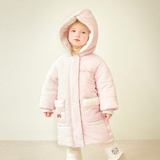 mollimelli 童款冬季絨毛帽斗篷外套