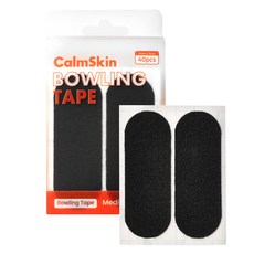 CalmSkin 保齡球貼布 40片, 黑色, 1個