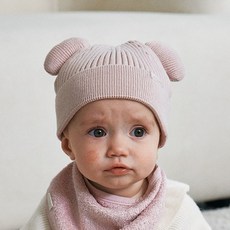 Attipas 兒童寶寶小熊毛線帽