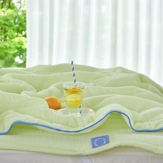 PRIELLE Smoothie雪波紋泡泡紗夏季薄被, Green Apple