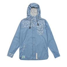 second corner 男士Campper Pure Hood Hood牛仔襯衫夾克Garcia