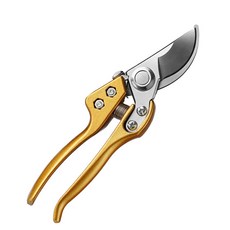 生活愛讚 全不鏽鋼園藝造景修枝剪 金色, 1個