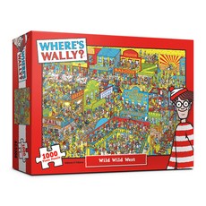 威利在哪裡? 粗獷荒涼的西部 拼圖 AL3308, 1000件, 混合色, 1個