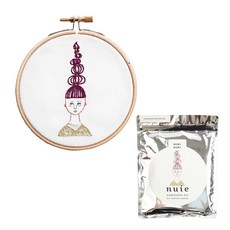 MIYUKI 品牌紗線 Nui 刺繡 DIY 材料包 Morimori HCA15//5, 混合色, 1個