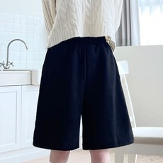 jalbba jean 女款Lowin燈芯絨內刷毛A字鬆緊腰短褲