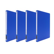 Heemang Office Point PP文件A4夾, 藍色, 4個