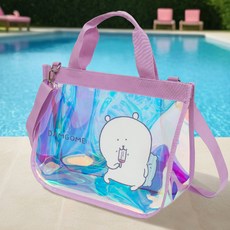 兒童用玩笑小熊冰淇淋鏡面沙灘包 DGG-PS011