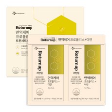 Returnup 蜂膠+鋅保健膠囊, 30顆, 2盒