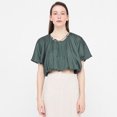 분더캄머 Shirring Cape Blouse