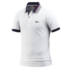 다꾸앙 남성용 굿스윙PK 골프웨어 자수 반팔 카라티 E05JKA_JC3907