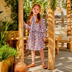 미니도우 여아용 체리블라썸 프릴 원피스