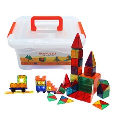 보아미토이 Bmag 3D 자석 빌딩블럭 네오퍼즐 18p BWT06-18, 혼합색상, 1개