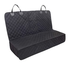 richdogs 寵物犬防水後座雙拉鍊汽車座椅, 黑色, 1個