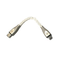 Philip MNA Type-C轉Micro 5pin OTG銀色充電短線, 6厘米, 單色