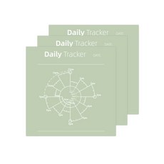 오트라 마크 클리어 점착메모지, daily tracker, 3개