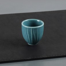 月鹽 韓國產陶瓷半酒杯 孔雀, 單品, 1個
