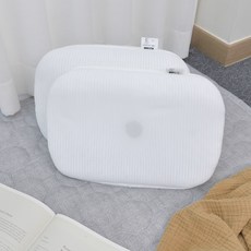 Magic Bed 可整顆水洗機能性網眼甜甜圈透氣枕頭, 白色, 1個