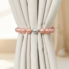 제이케이 커튼 고정 스트랩 25cm, 로즈 골드, 1개